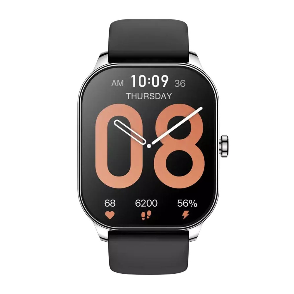 Смарт-часы Amazfit Pop 3S серебристый/черный