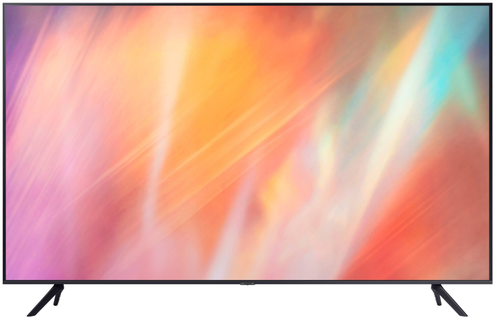 55" телевизор Samsung UE55AU7100U (2021) VA RU черный