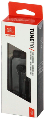 Проводные наушники JBL T110 Black (JBLT110BLK) Black