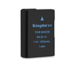 Аккумулятор для фотоаппарата KingMa EN-EL14 1030 мА/ч
