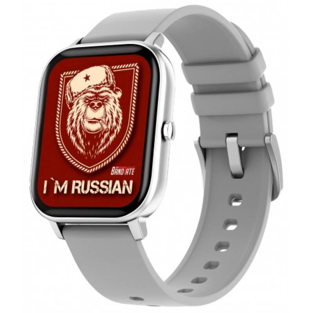 Умные часы BandRate Smart Im Russian BRSGS3SGR с тонометром, счетчиком калорий