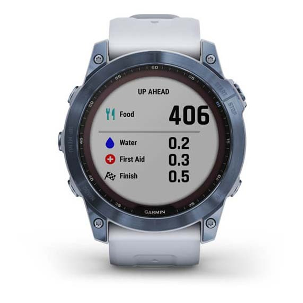 Умные часы Garmin Fenix 7X Sapphire Solar, голубой