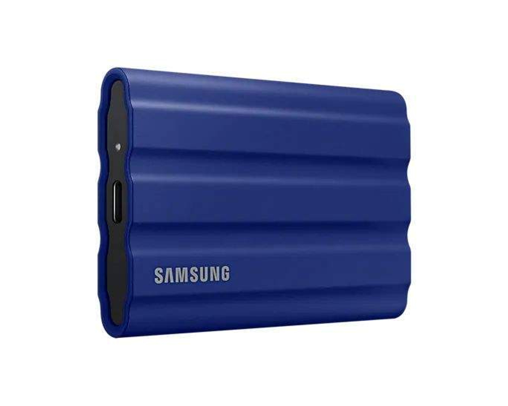 Внешний SSD диск Samsung T7 Shield 2 ТБ синий MU-PE2T0R/AM