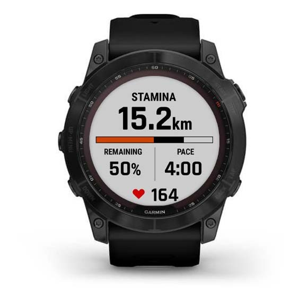 Умные часы Garmin Fenix 7X Sapphire Solar, черный