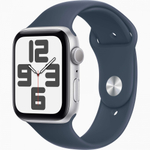Смарт-часы Apple Watch SE2 44 mm Silver Aluminium Case, SM, Storm Blue Sport Band