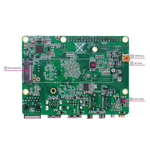 Одноплатный компьютер RockPi зеленый (ROCK 5 Model B 4GB)