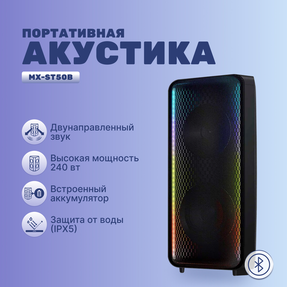 Портативная колонка Samsung Giga Party MX-ST50B Black (MX-ST50B/RU)