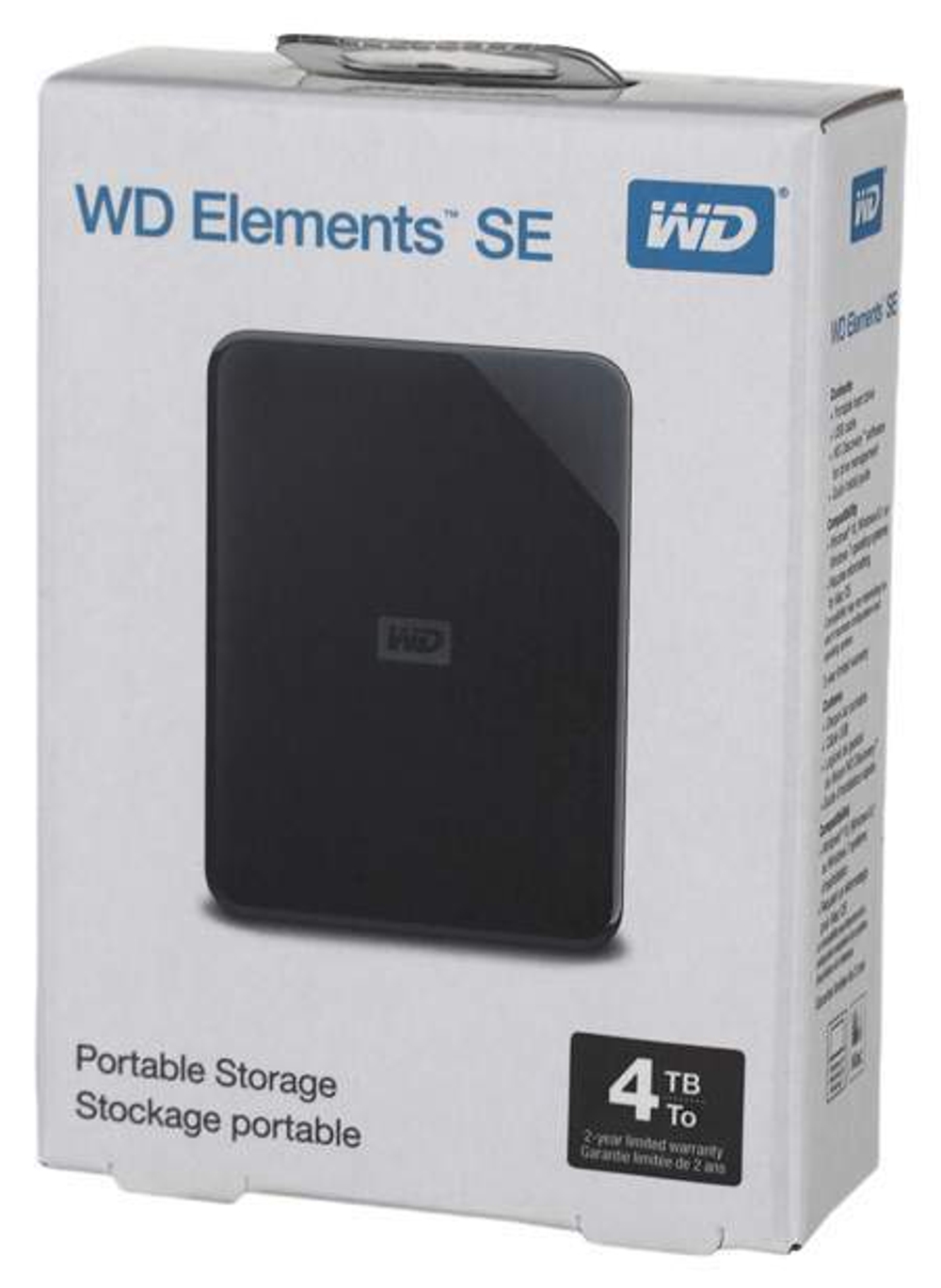 Внешний жесткий диск WD Elements SE 4ТБ (WDBJRT0040BBK-WESN)
