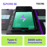 Смартфон Tecno SPARK Go 2024 3/64 ГБ, зеленый
