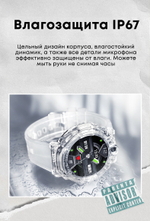 Детские смарт-часы Wonlex KT27 4G прозрачный (KT27_white)