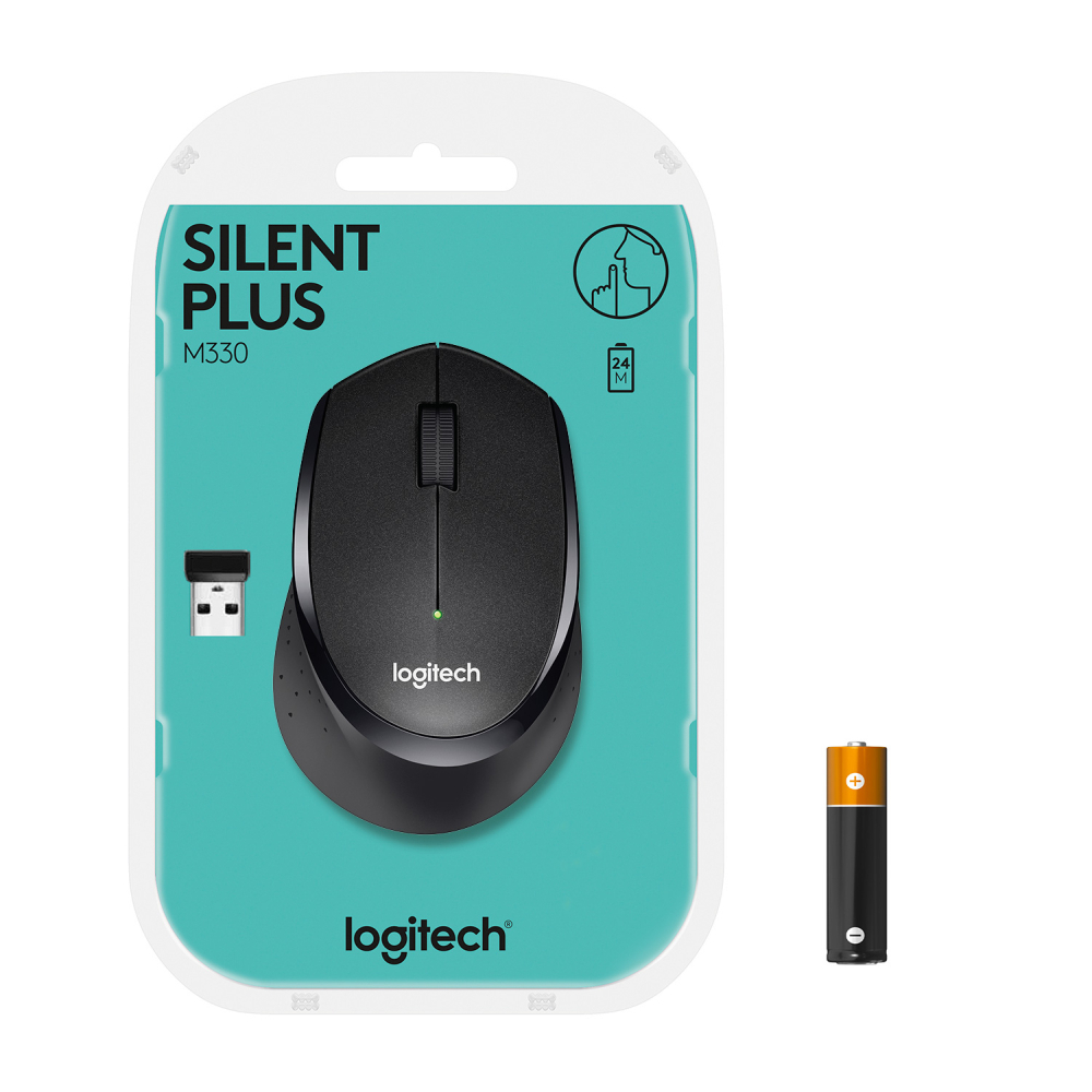 Беспроводная мышь Logitech M330 Black (910-004909)
