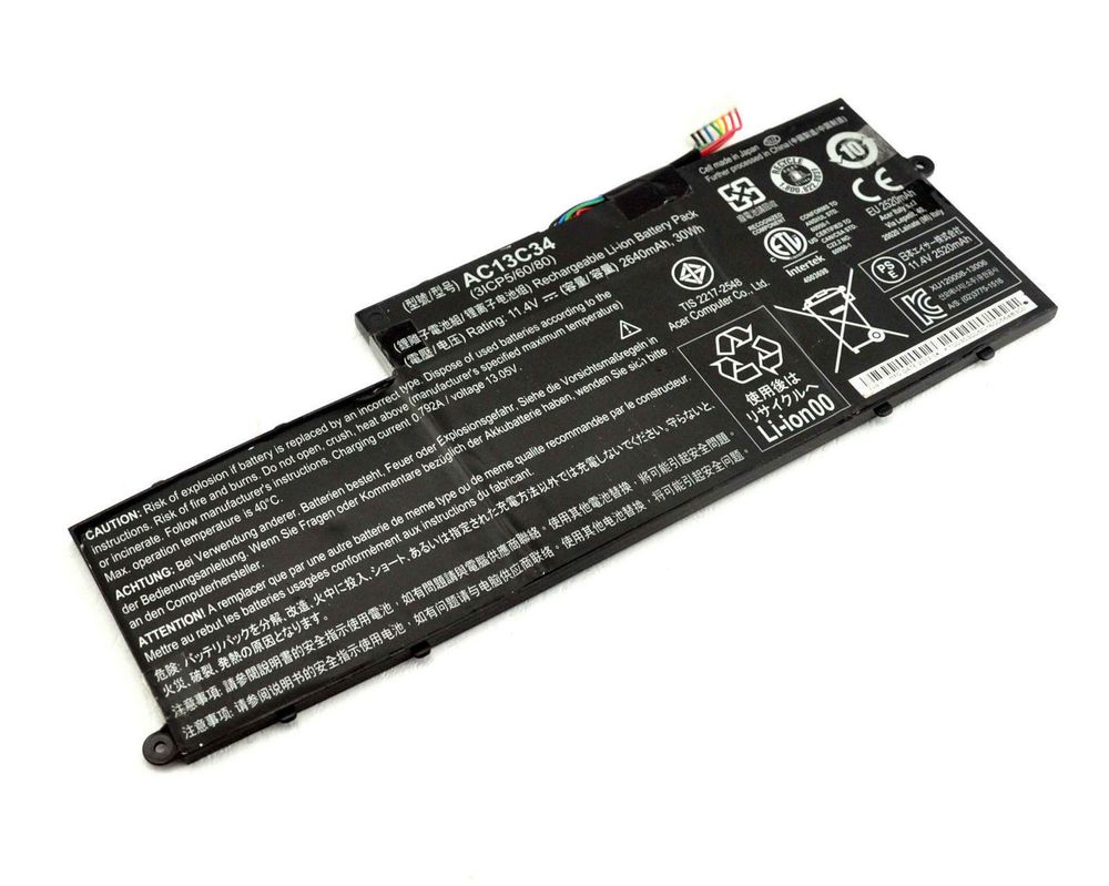 Аккумулятор для ноутбука Acer V5-122P E3-112 (11.4V 2640mAh) ORG  AC13C34 CS-ACV512NB