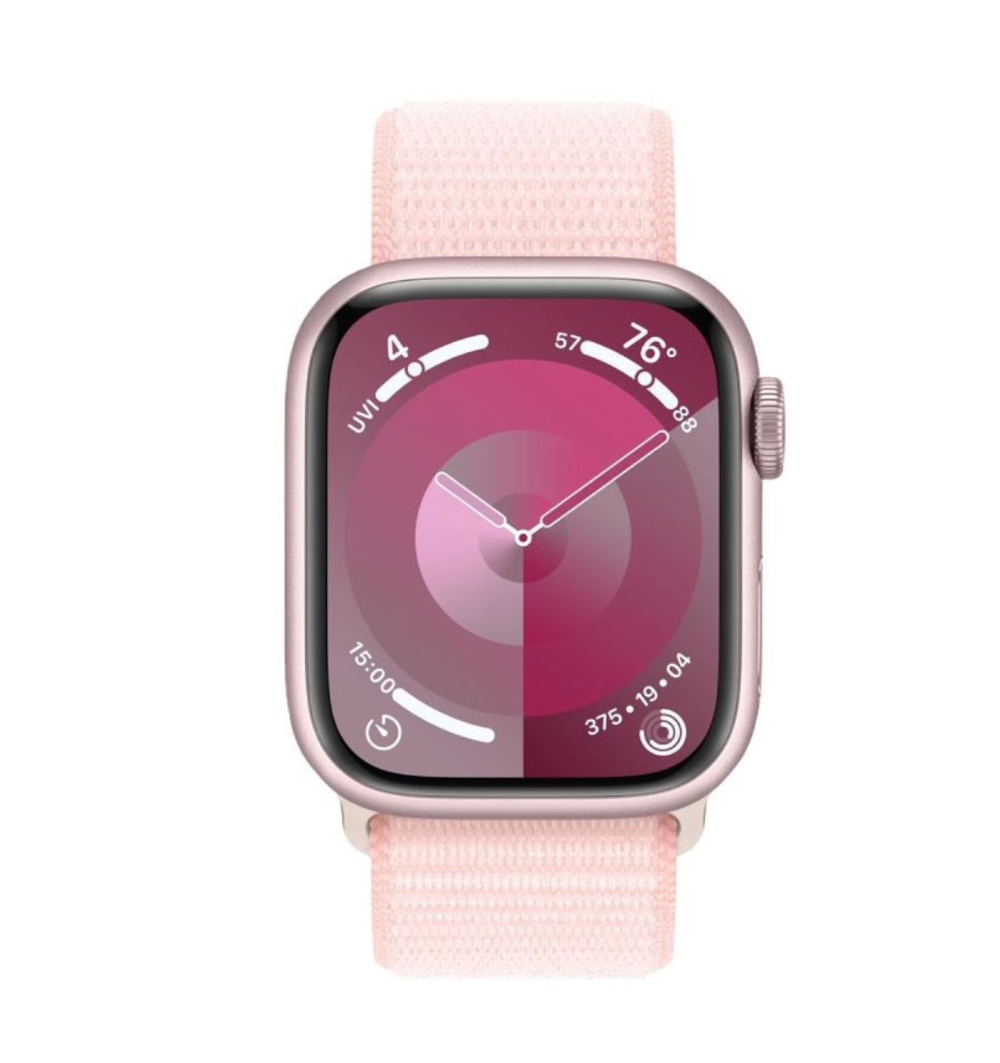 Смарт-часы Apple Apple Watch Series 9 41mm Pink Aluminium Case with Light Pink Sport Loop