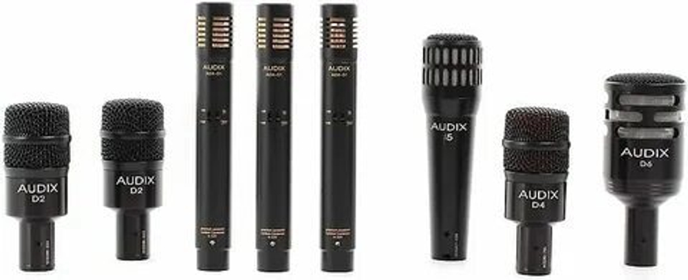 Комплект барабанных микрофонов Audix DP7 7-Piece Drum Microphone Package