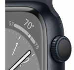 Умные часы  Apple Watch Series 8, 41 мм, M/L, Sport band, Midnight Aluminium (MNU83)