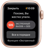 Смарт-часы Apple Watch SE GPS, 40mm Gold with Starlight Sport Band