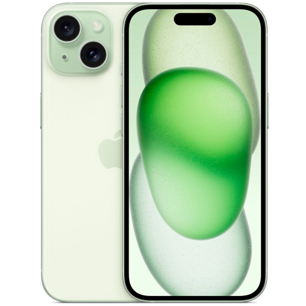 Смартфон iPhone 15 128GB зеленый