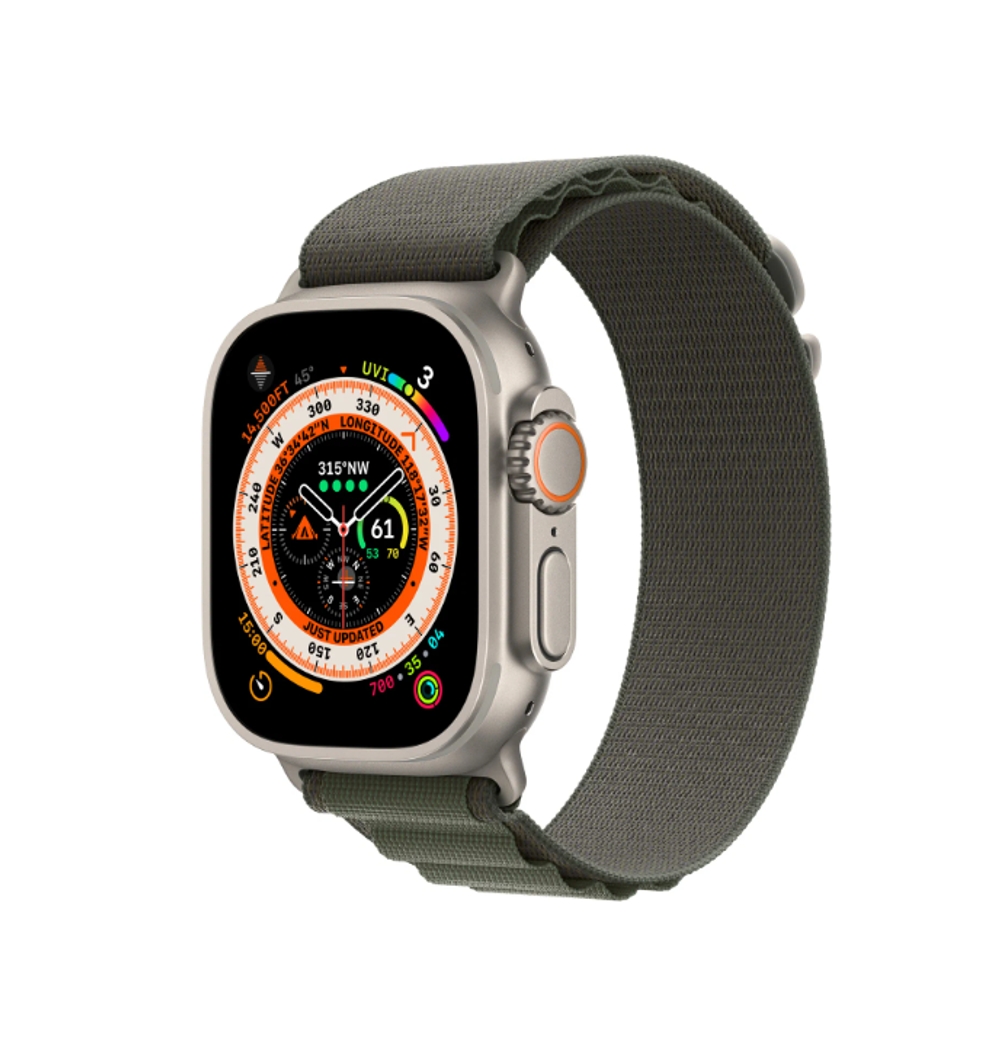 Умные часы  Apple Watch Ultra, 49 мм, L, Green Alpine MQEX