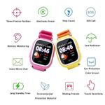 Детские умные часы Smart Baby Watch с GPS Q90 с Micro SIM (Голубой)