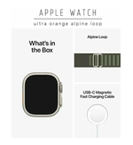 Умные часы  Apple Watch Ultra, 49 мм, L, Green Alpine MQEX
