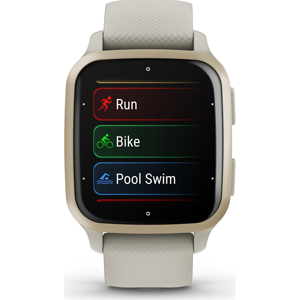 Смарт-часы Garmin Venu Sq 2 Music Edition золотистый/серый