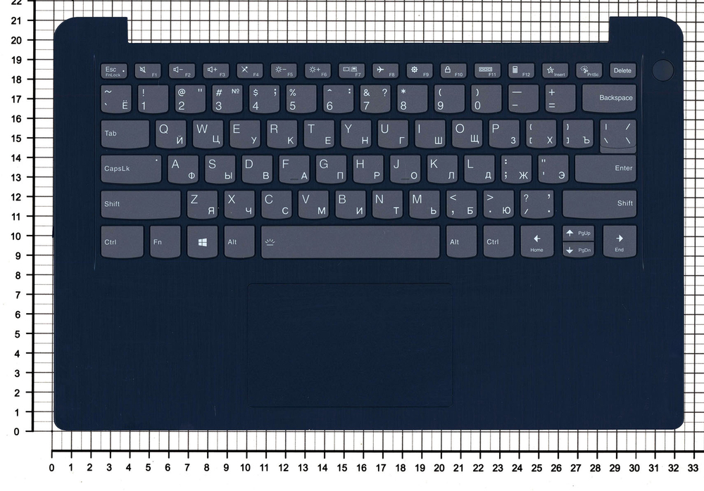 Клавиатура для Lenovo IdeaPad 3-14ITL6 топкейс