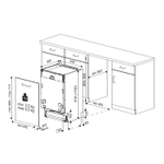 Встраиваемая посудомоечная машина HotPoint HI 4D66