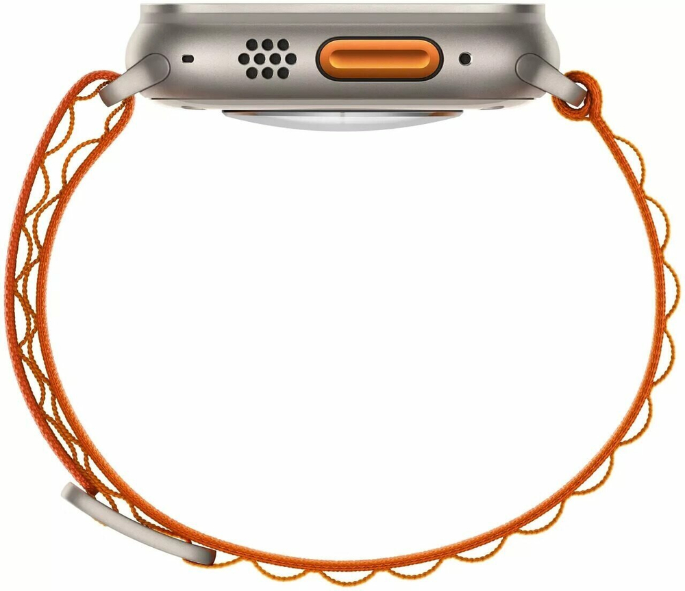 Умные часы Apple Watch Ultra 49 мм Titanium Case GPS + Cellular (титановый/зеленый Alpine Loop)