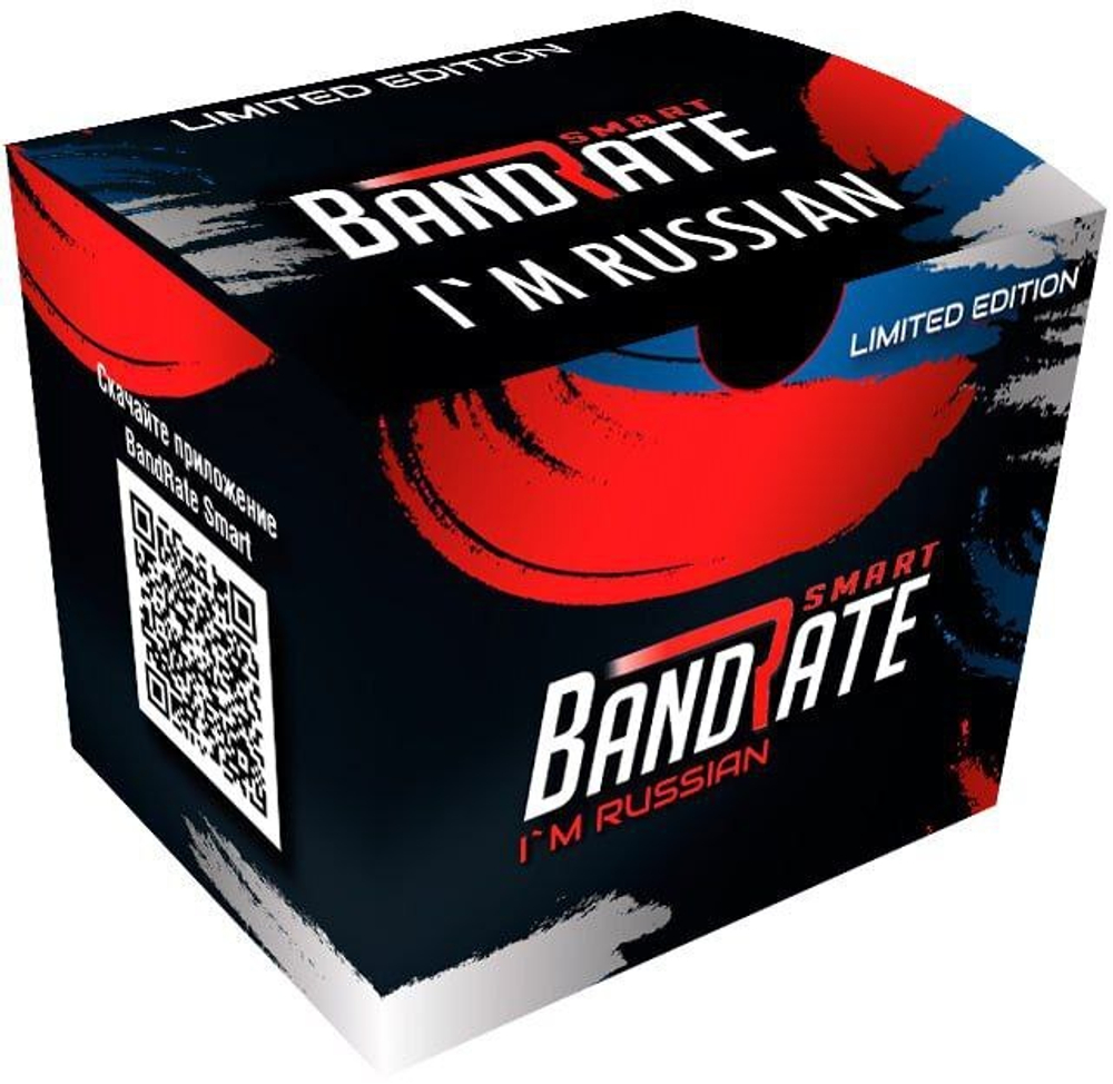 Умные часы BandRate Smart Im Russian BRSGS3SBL с шагомером, тонометром