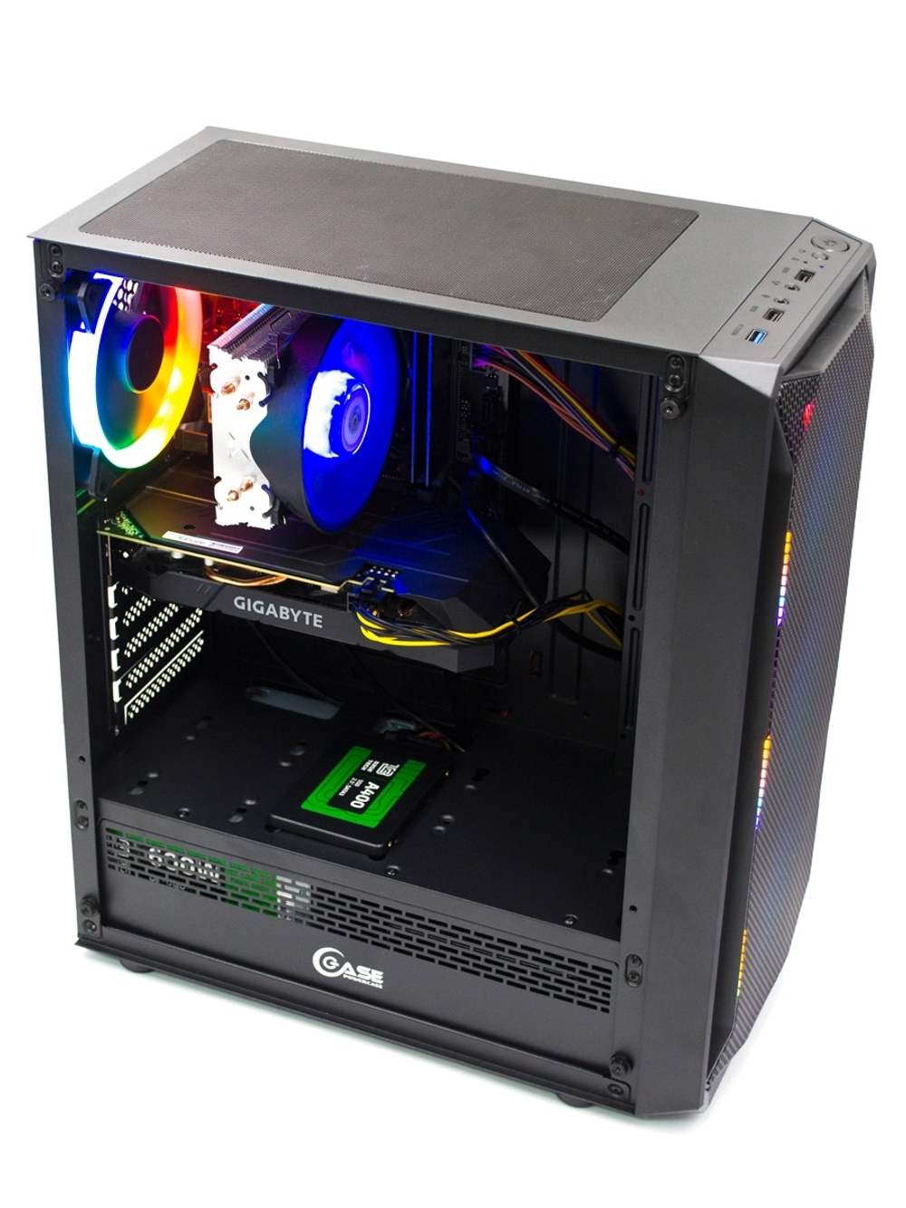 Системный блок D-Tora RGB_WKM_RX580_i3_8G_240SSD_1000HDD