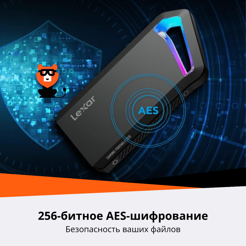 Внешний SSD диск Lexar SL660 Portable SSD 1TB
