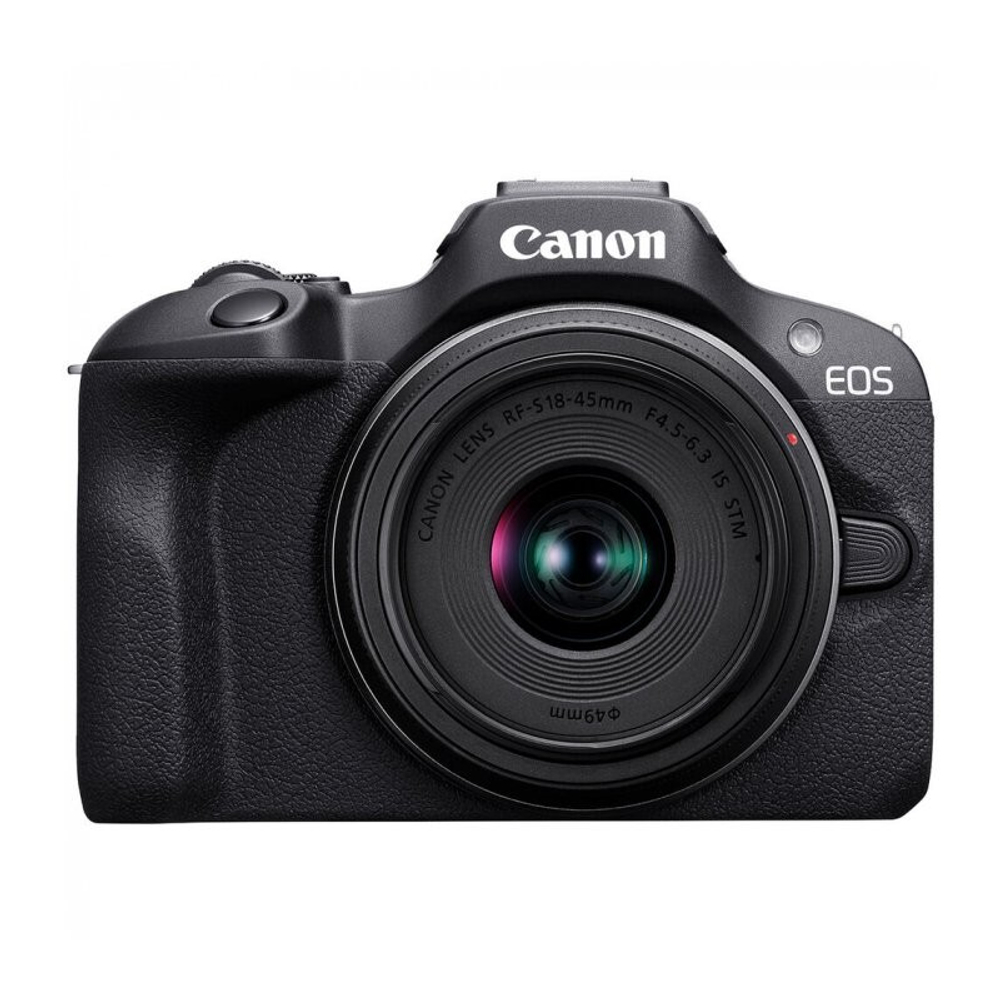 Фотоаппарат беззеркальный Canon EOS R100 KIT 18-45 IS STM Black