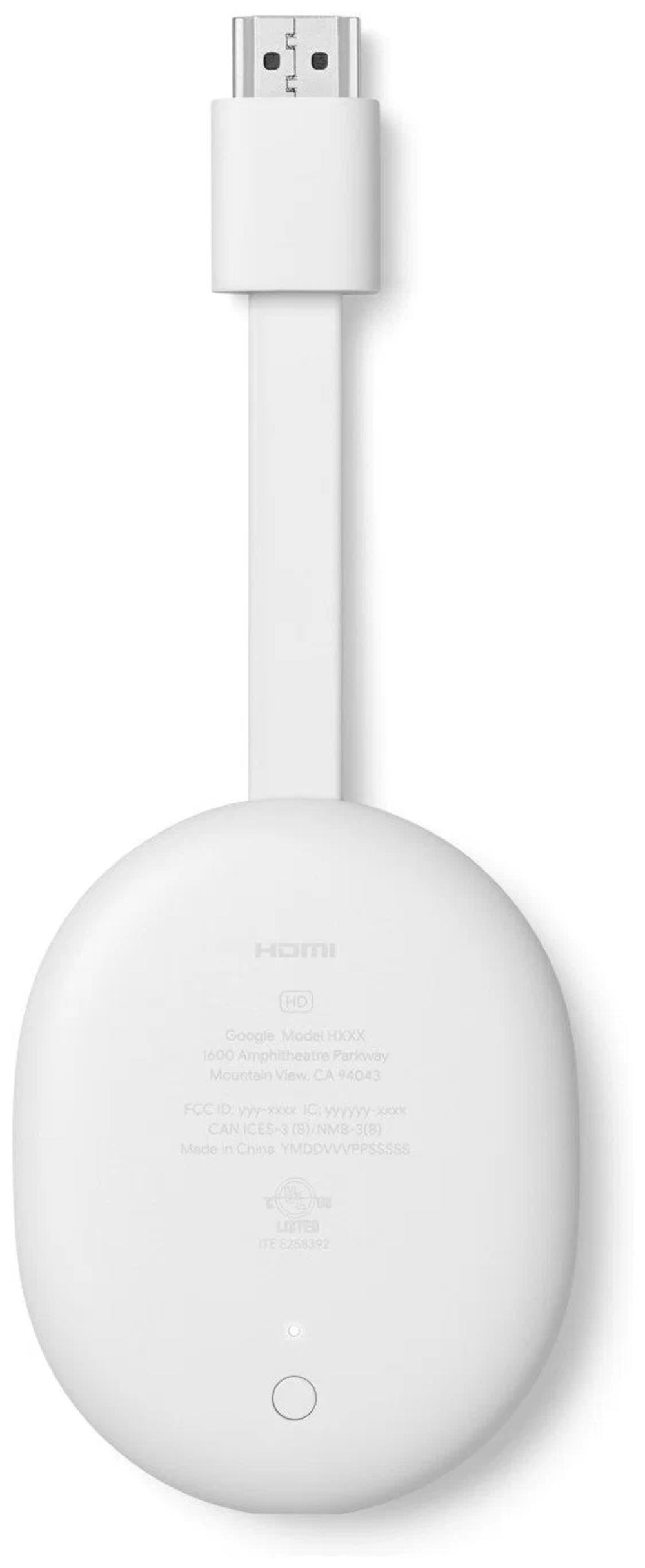 Смарт-приставка Google Chromecast с Google TV HD / белый