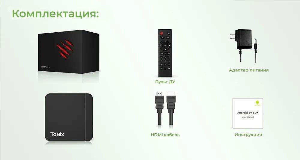 Смарт приставка Tanix W2 4/64 Black