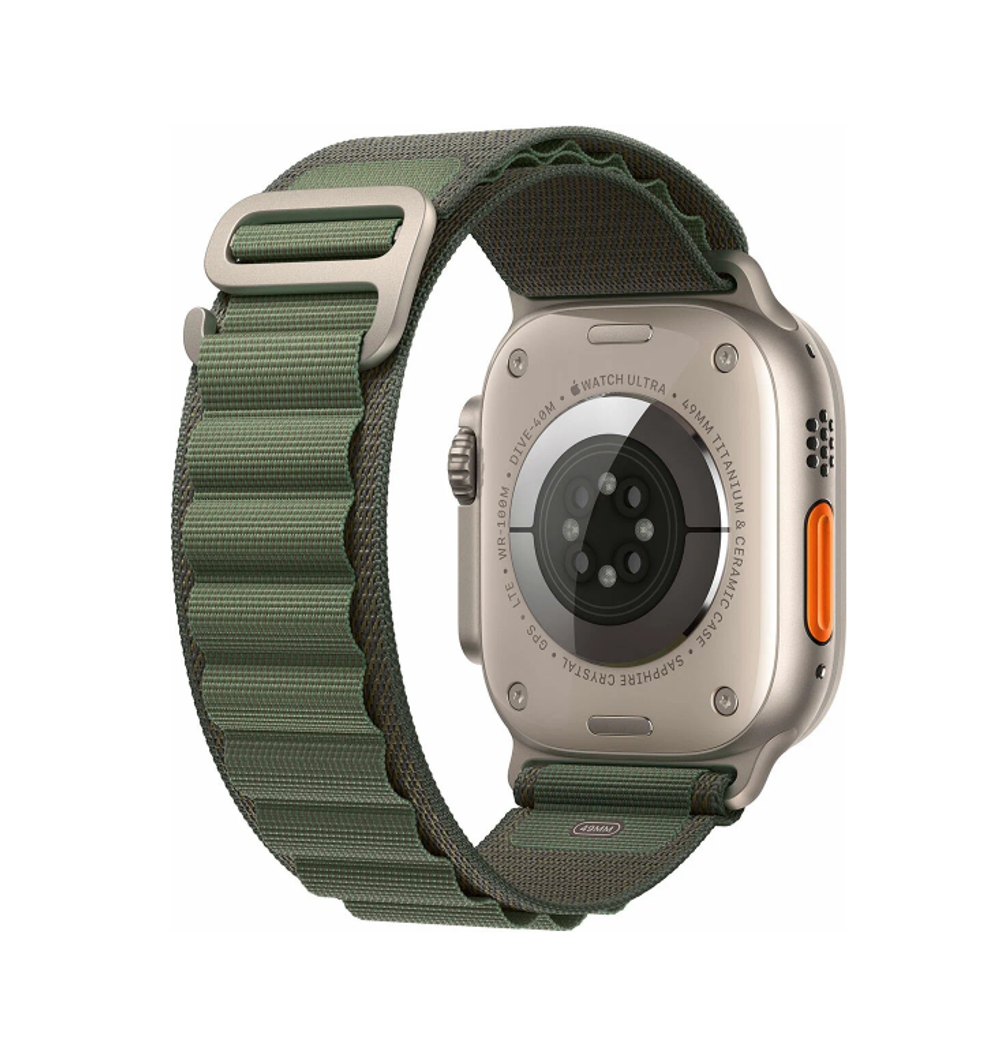 Умные часы  Apple Watch Ultra, 49 мм, L, Green Alpine MQEX