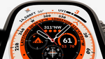 Apple Watch Ultra GPS + Cellular 49mm Titanium Case with Orange Alpine Loop - Small
