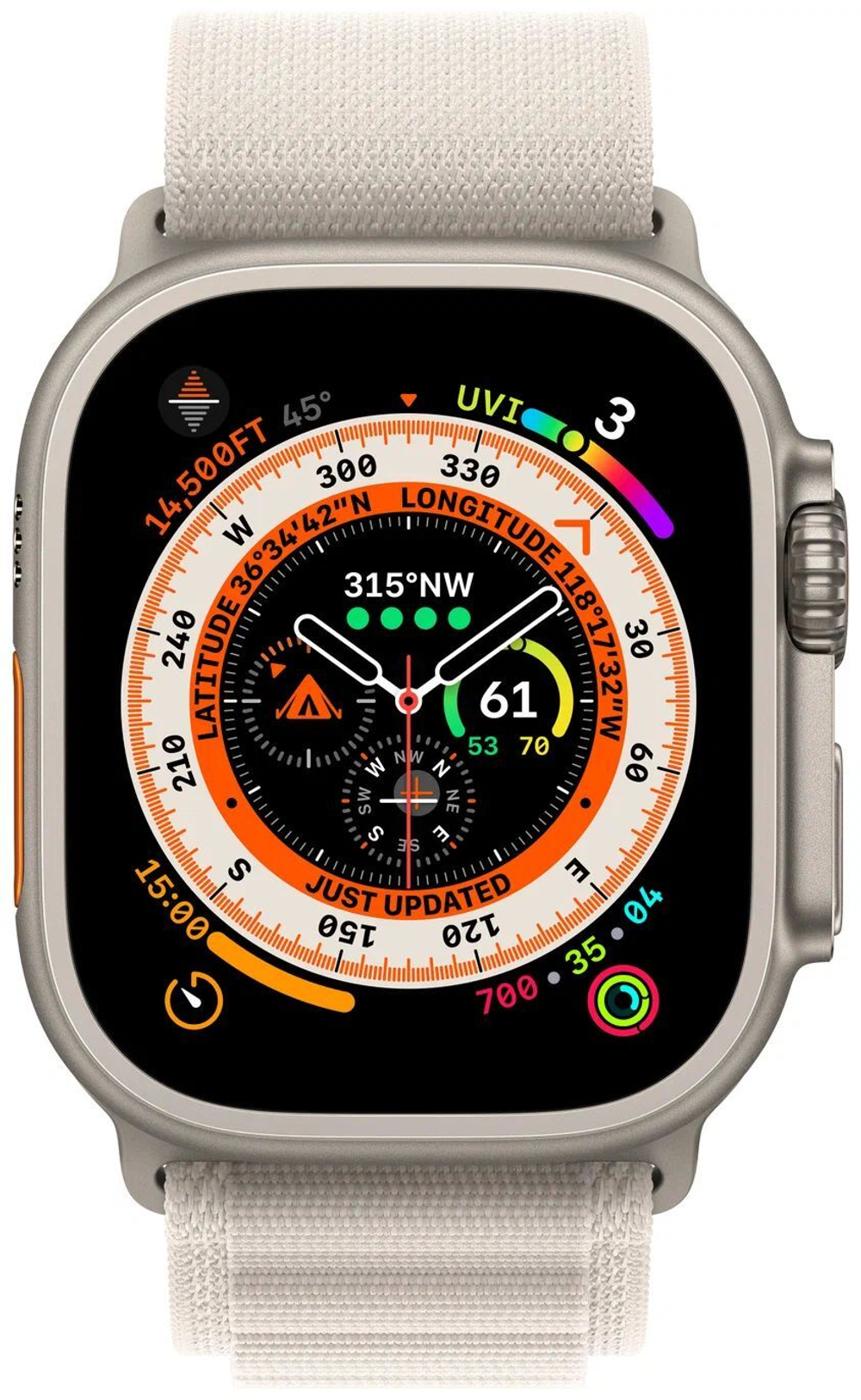Смарт-часы Apple Watch Ultra 49mm Titanium Starlight Alpine Medium