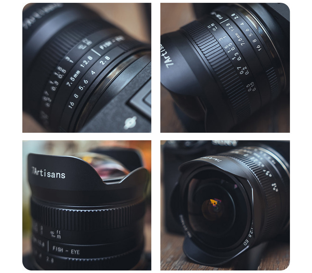 Объектив 7artisans 7.5mm f/2.8 II FishEye Canon RF (APS-C)
