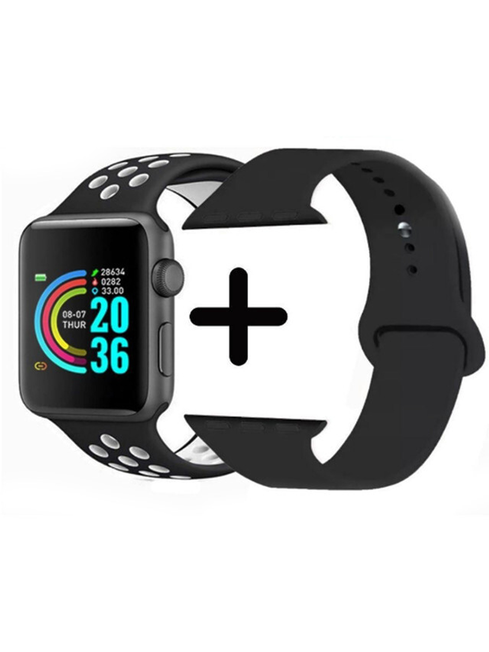 Смарт-часы Smart Watch Т55 Черно-белый