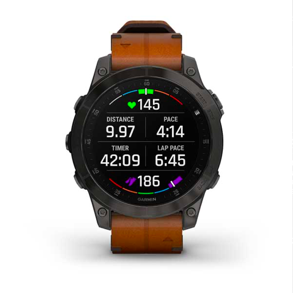 Спортивные титановые наручные часы Garmin Epix Gen 2 010-02582-30