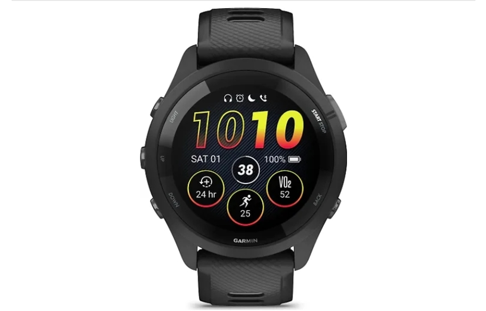 Спортивные часы Garmin Forerunner 265 черный серый