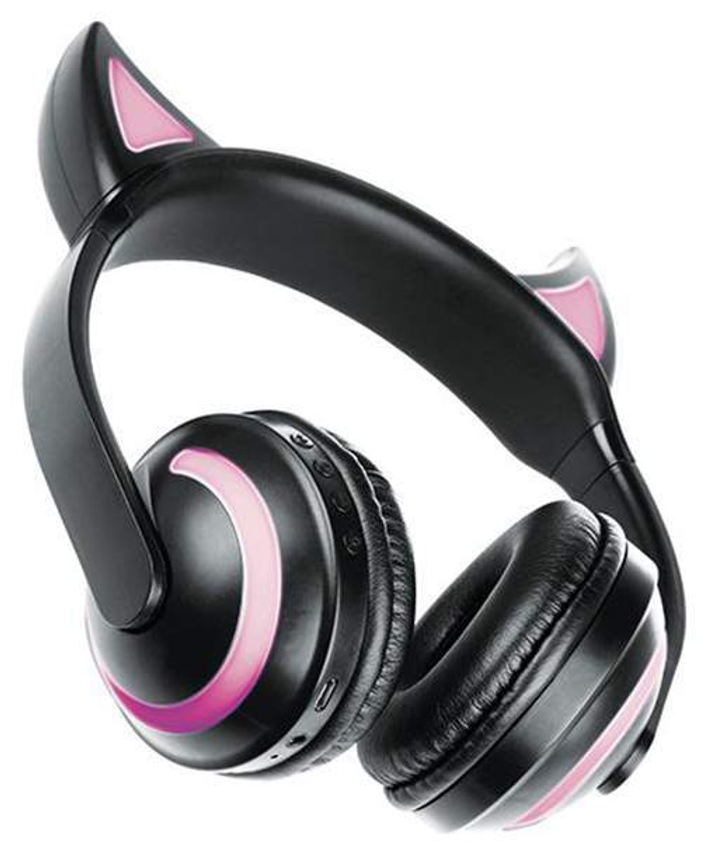 Беспроводные наушники QUMO Party Cat Black