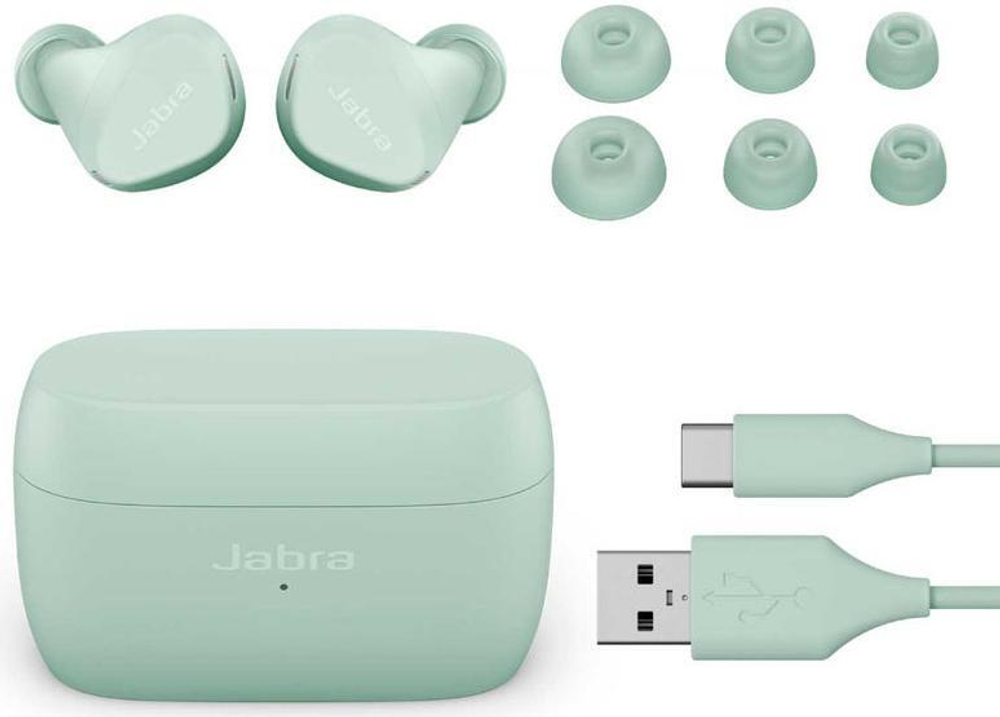 Беспроводные наушники Jabra Elite 4 Active 100-99180002-60 (Light Mint)
