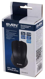 Беспроводная мышь Sven RX-300 Black (SV-03200300W)