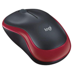Беспроводная мышь Logitech M185 красный, черный (910-002237)