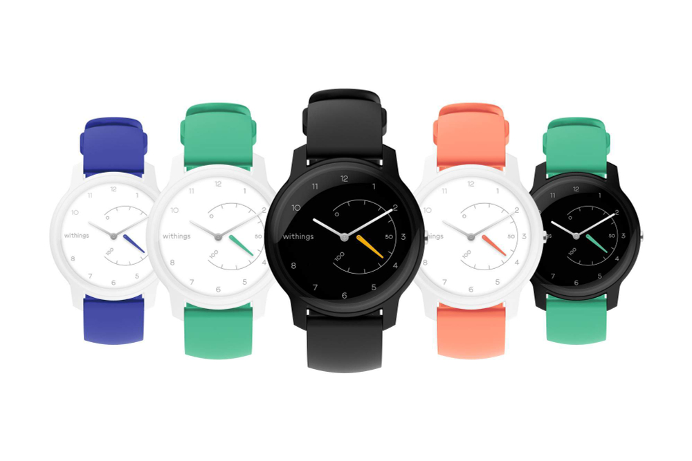 Смарт-часы Withings Move - White / Coral с GPS белый