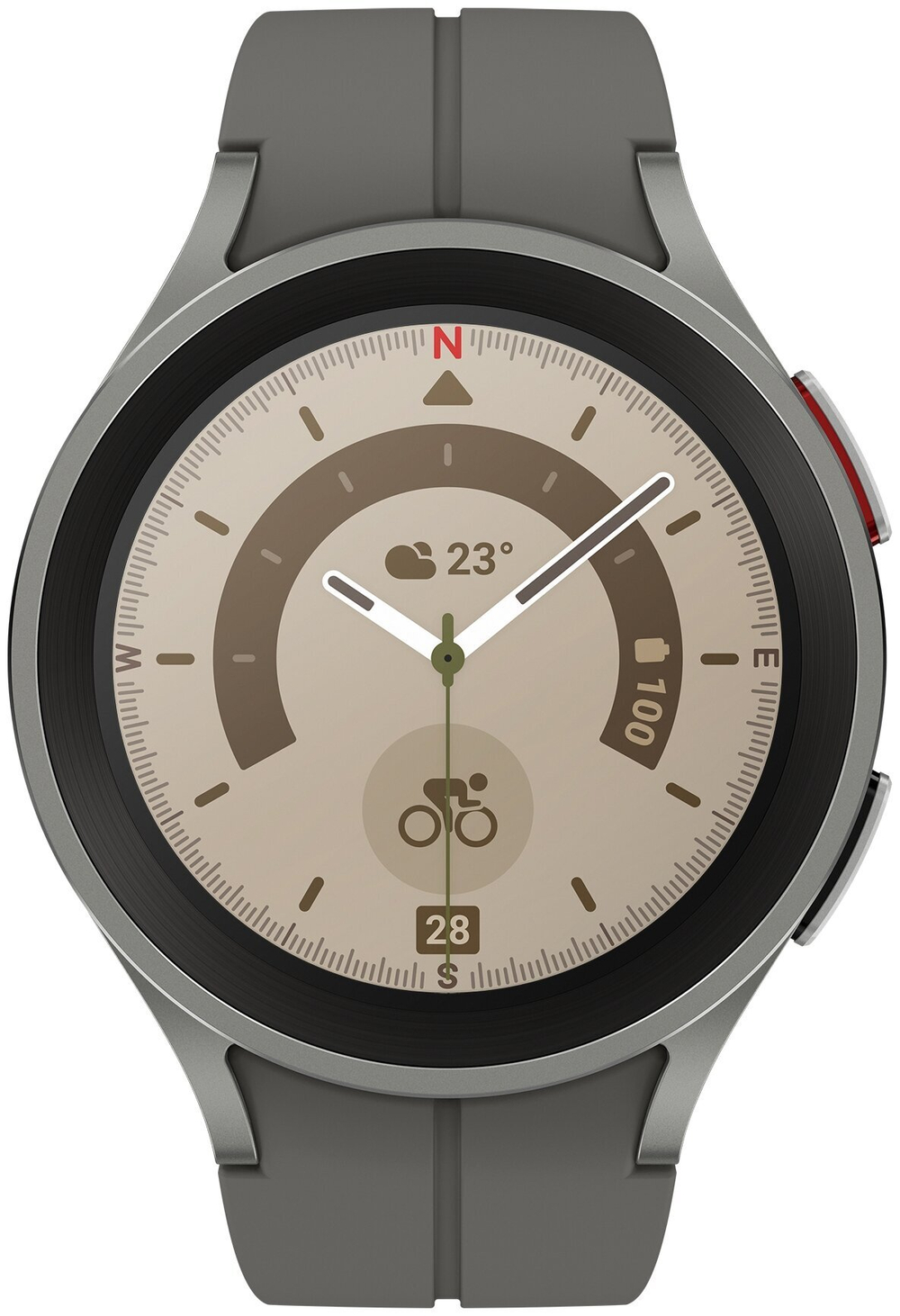 Смарт-часы Samsung Galaxy Watch5 Pro 45 мм GPS RU, серый титан
