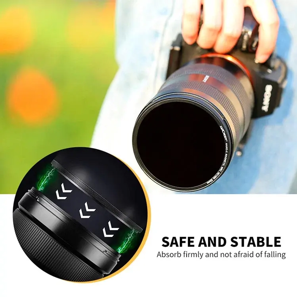 Комплект светофильтров K&F Concept 3 in 1 magnetic (MCUV+CPL+ND1000) 67мм SKU.1654