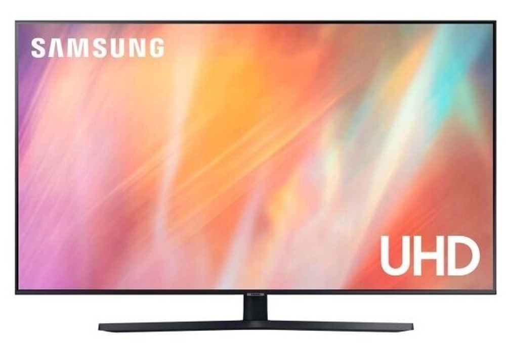 58" телевизор Samsung UE58AU7500U (2021) черный