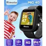 Смарт-часы для детей Aimoto Pro 4G черный + сим-карта